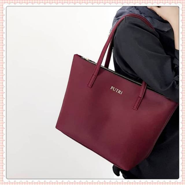 KIREI TOTE BAG (GRATIS NAMA/COSTUM NAMA TOTEBAG WANITA