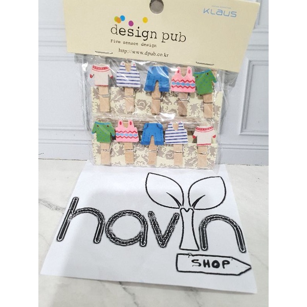 JEPITAN KAYU FOTO/WOODEN CLIP/PHOTO KLIP-Pakaian