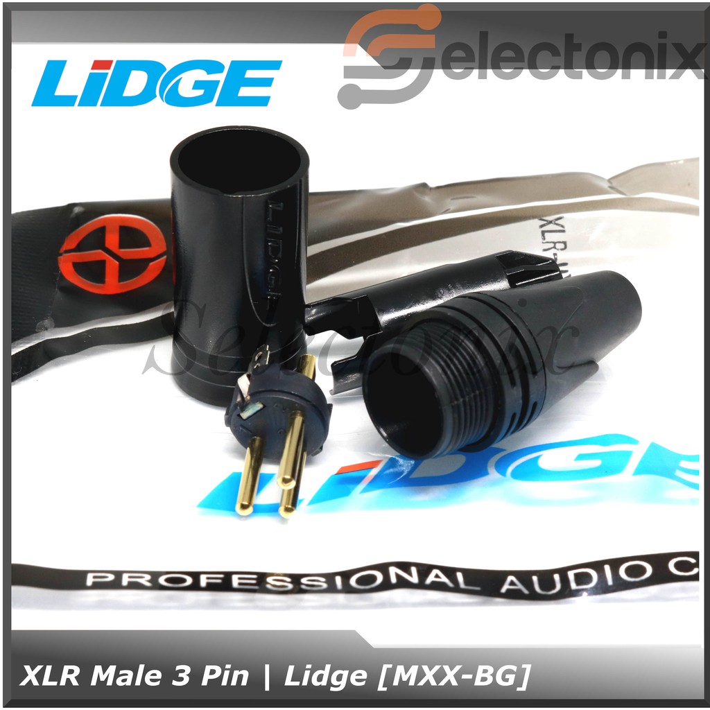 Konektor XLR 3 Pin Male | Lidge [MXX]