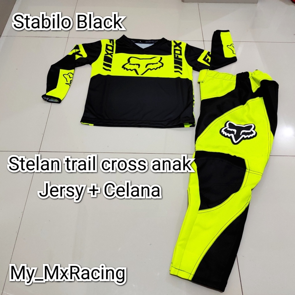 Jerset jersy cross anak atau baju trail anak stelan offroad anak jersey adventure trabas buat anak kids