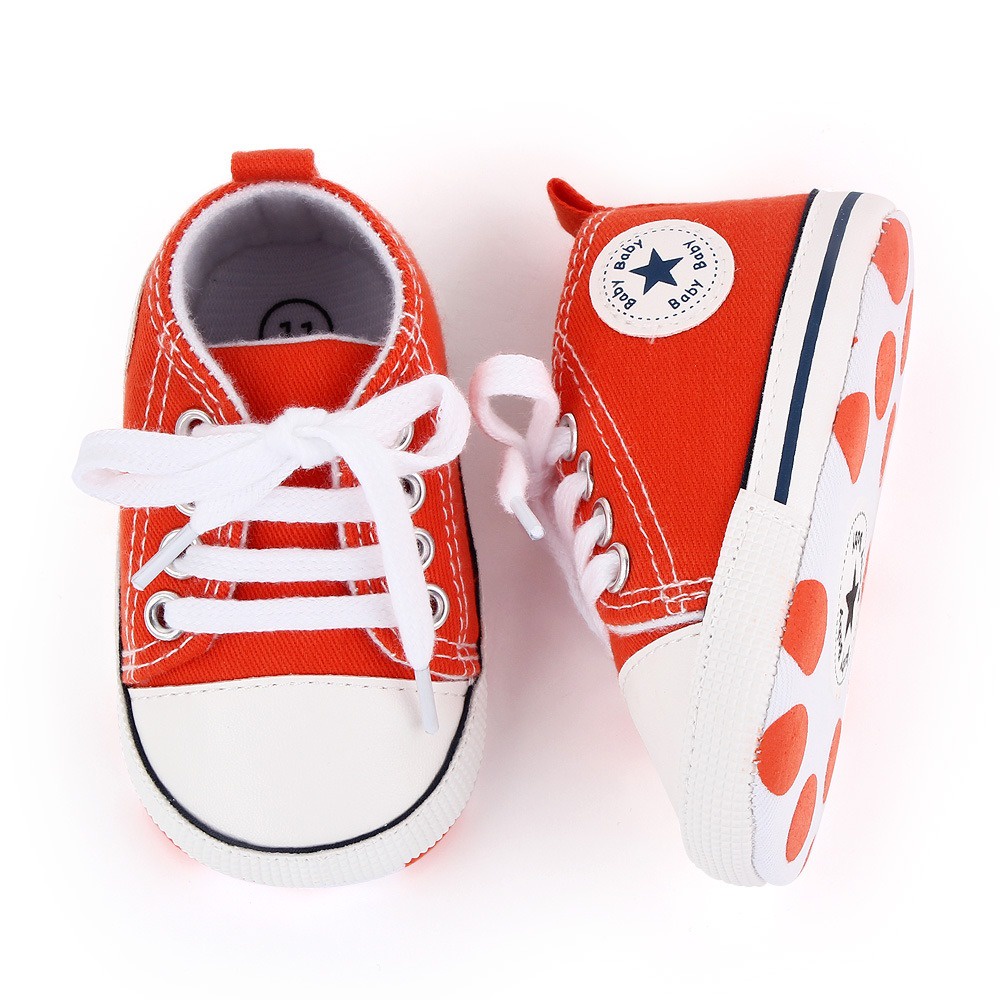 Sepatu Bayi Prewalker  Canvas Laki Laki dan Perempuan Import