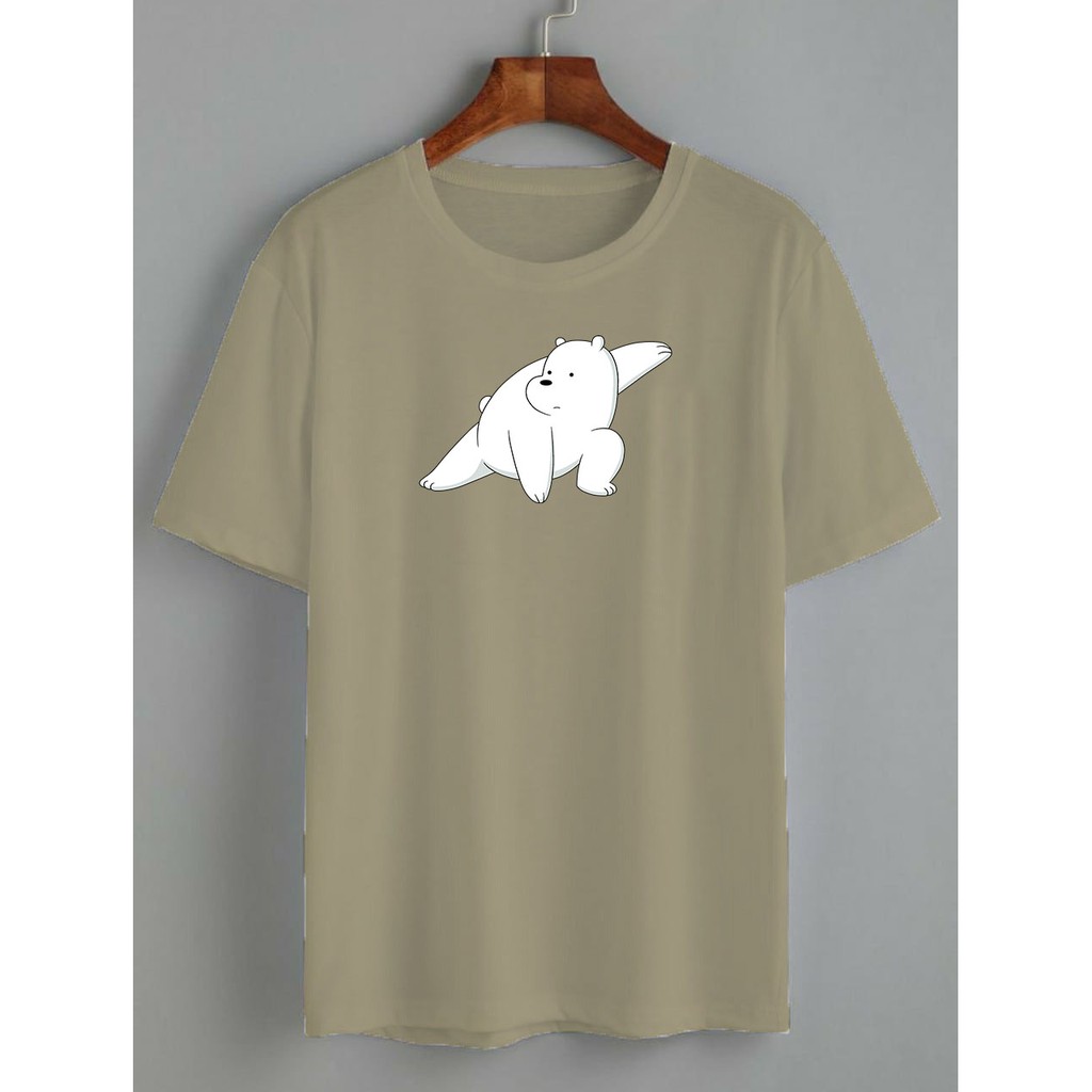 kaos white bear kungfu / kaos wanita/ KATUN 24Skaos white bear kungfu / kaos wanita/ KATUN 24S