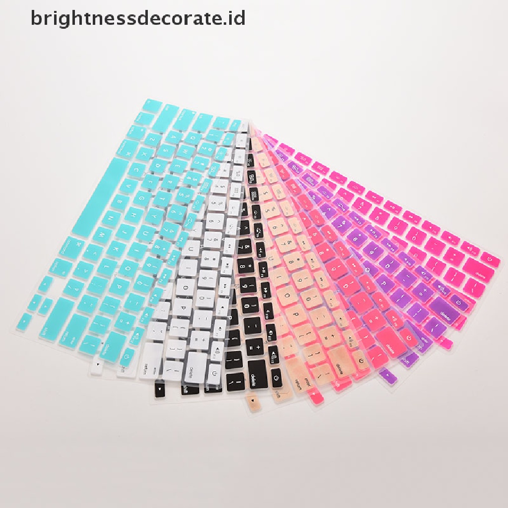 Case Pelindung Keyboard Bahan Silikon Untuk Macbook Air Pro 13 15 17