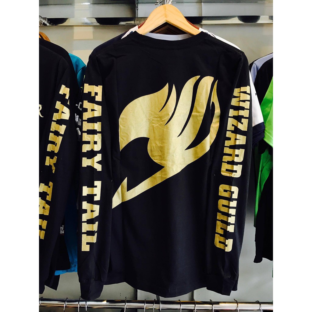 Longsleeve Anime Natsu Dragon Slayer Gold Fairytail