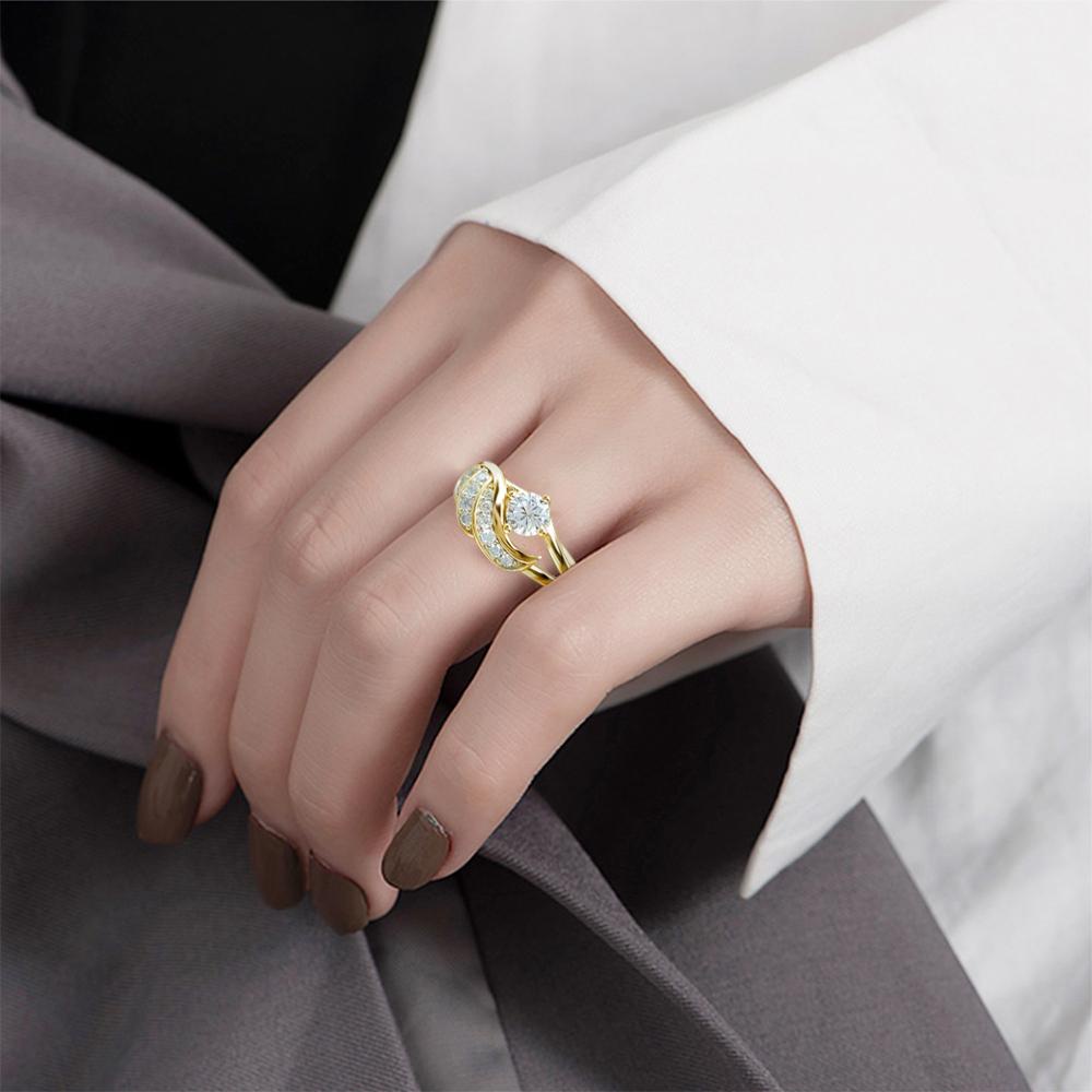 Lily Angel Wings Cincin Perhiasan Wanita Lamaran Cincin Anniversary Tunangan