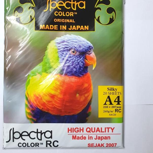 

℮ Proffesional Silky Photo Paper 260Gsm Spectra ☼