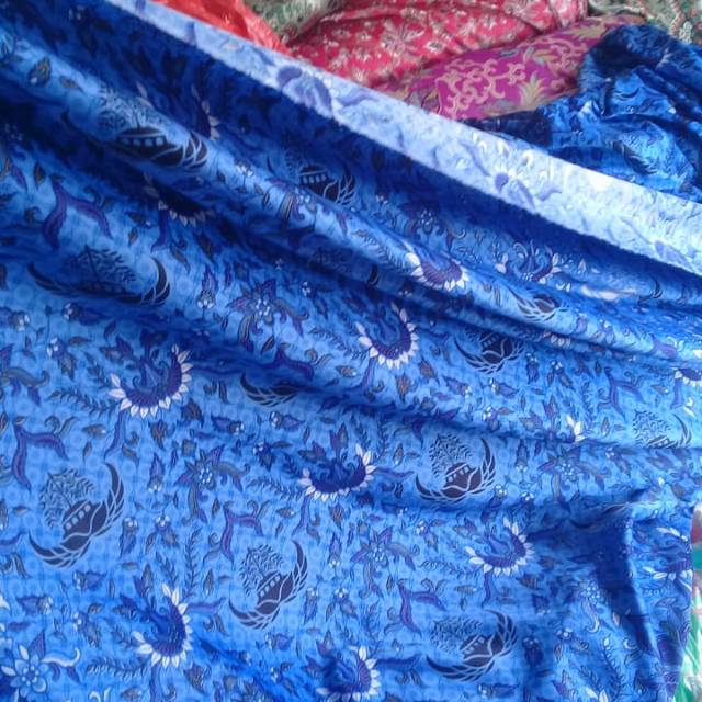 Kain batik korpri semi sutra / kain seragam asn (0.5m)