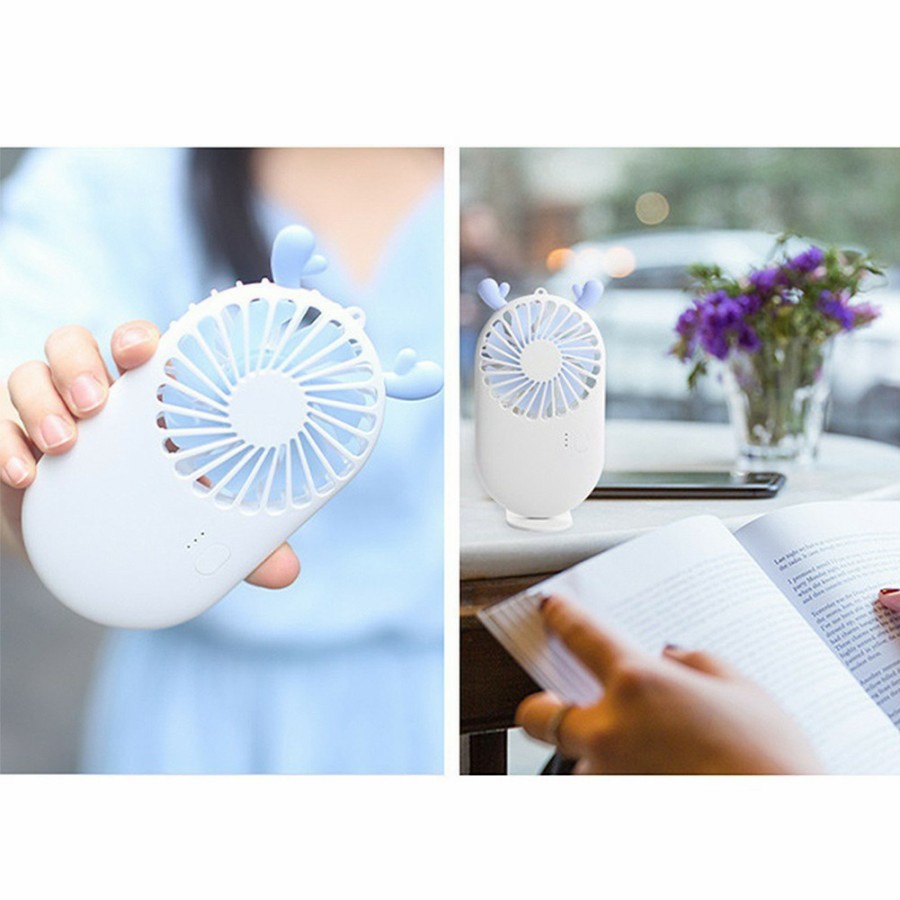 KIPAS ANGIN PORTABLE SUMMER POCKET MINI FAN USB PORTABLE RECHARGEABLE - FA