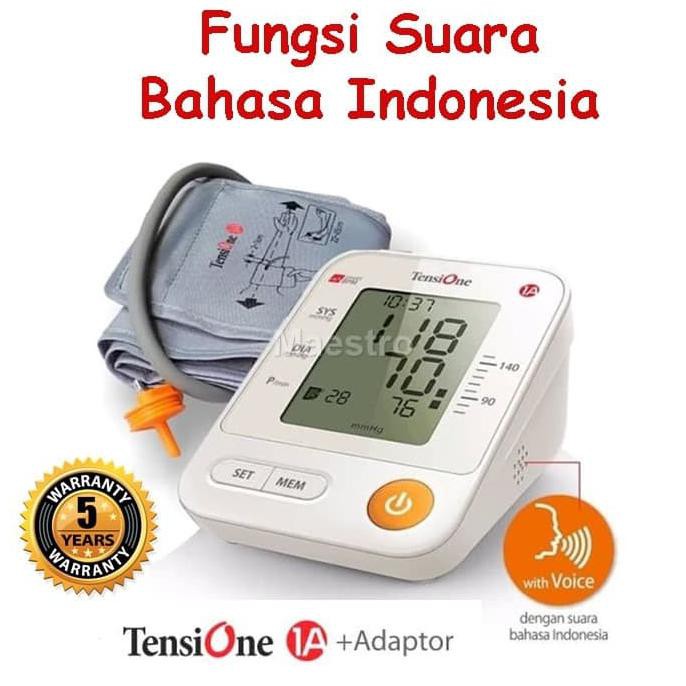 Tensimeter Digital Suara Bahasa Indonesia TensiOne Alat Tensi Darah