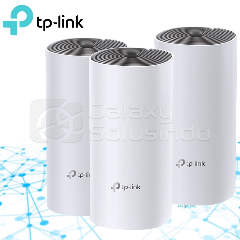 TP-LINK AC1200 Deco E4 V2 Whole Home Mesh Wi-Fi System - 3 Pack