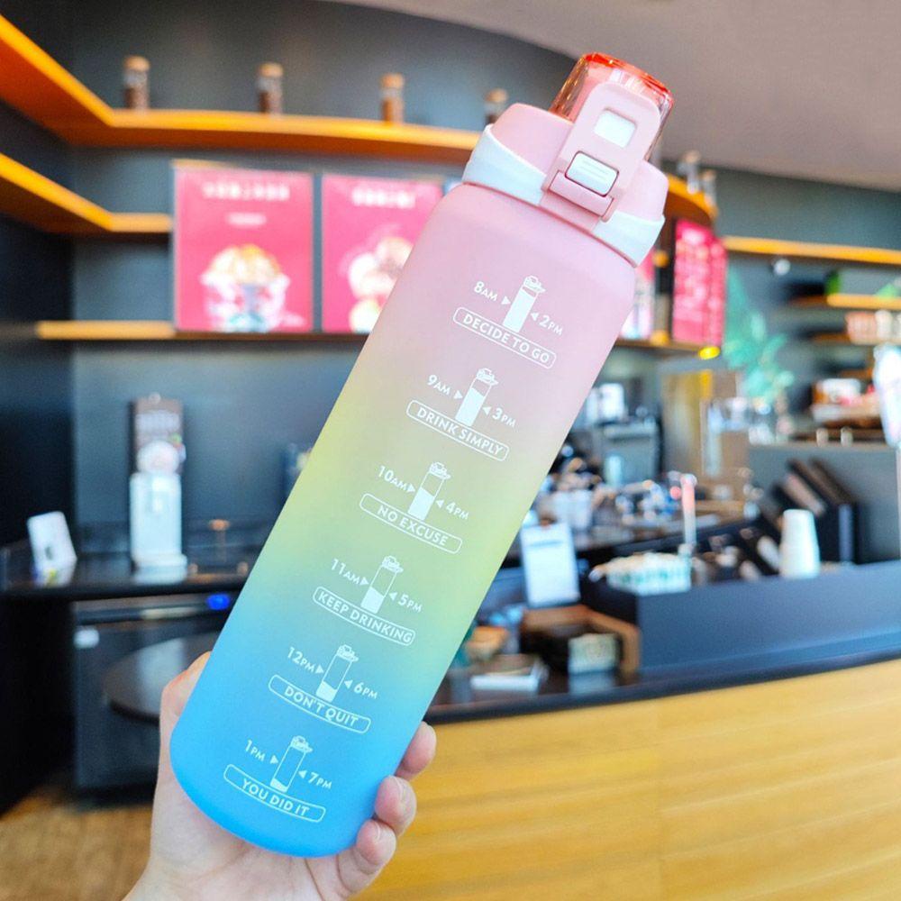 Suyo Botol Air Minum 1000ml Warna Gradasi Pelangi