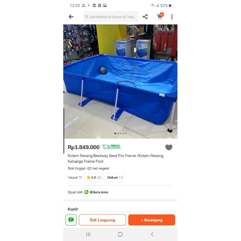 kolam renang bestway