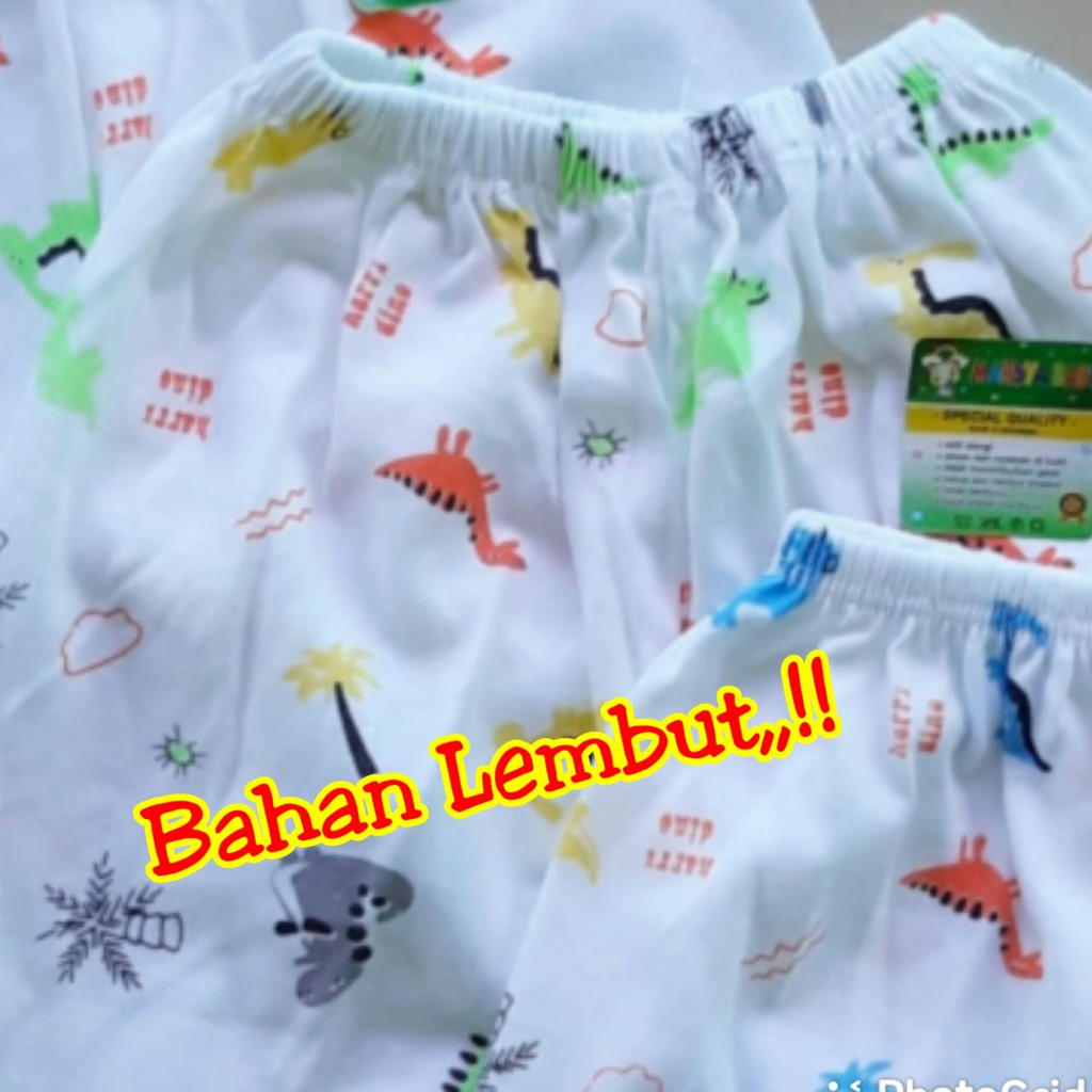 Celana bayi  Pendek Putih 3pcs Terlaris