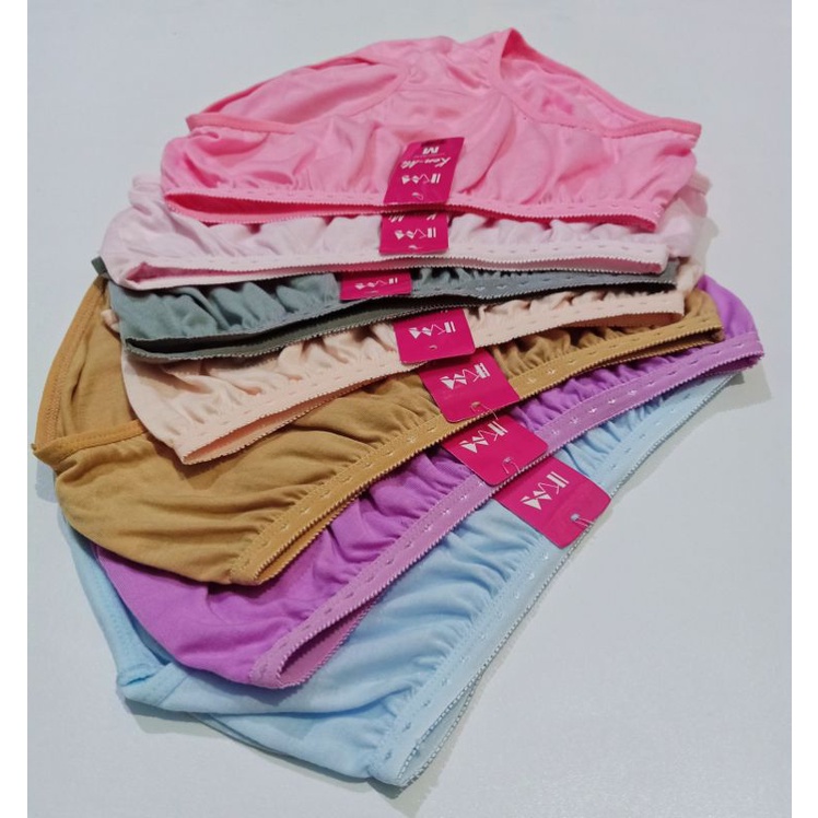 Celana Dalam Wanita Rayon KENMI Warna Gelap Dan Terang Undies Wanita CD Remaja Dewasa Celana Dalam Model Seperti Golden Nick Murah