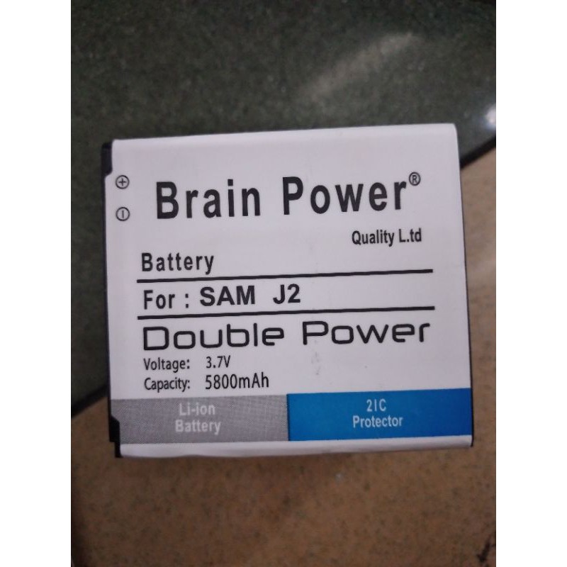 Baterai samsung J2 Double Power Brain power