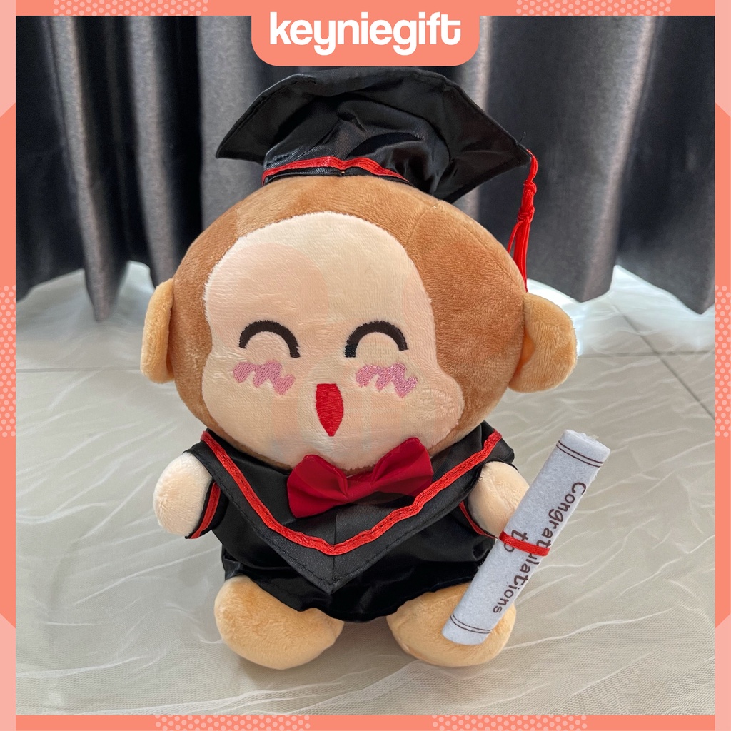 Boneka Wisuda Boneka Buket Graduation Doll Graduation Gift Kado Wisuda Hadiah Wisuda Boneka Mini Boneka Import