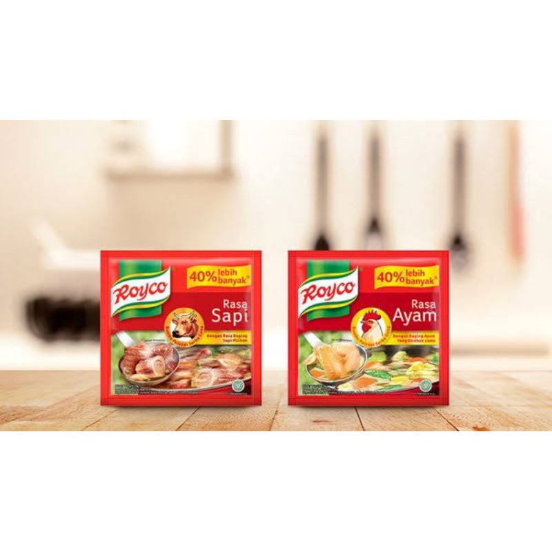 

ROYCO Sapi / Ayam Penyedap 1 renteng (8 gr x 12 sachet)