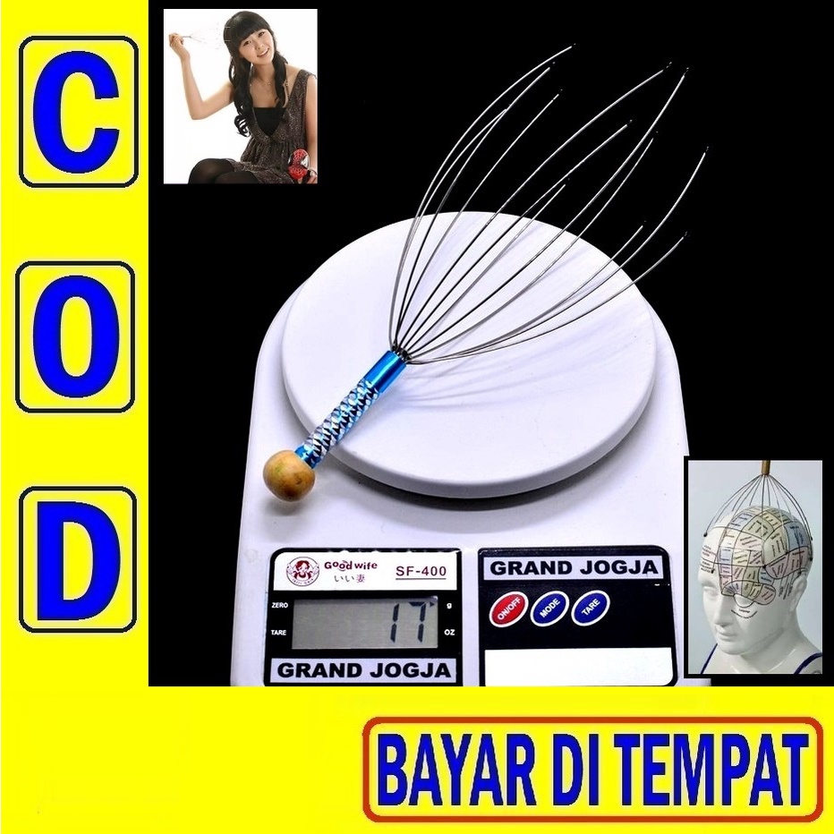 4D ALAT PIJIT KEPALA Bokoma Pijet Pijat Kepala Refleksi Garuk Kepala Tanpa Listrik Anti Pusing