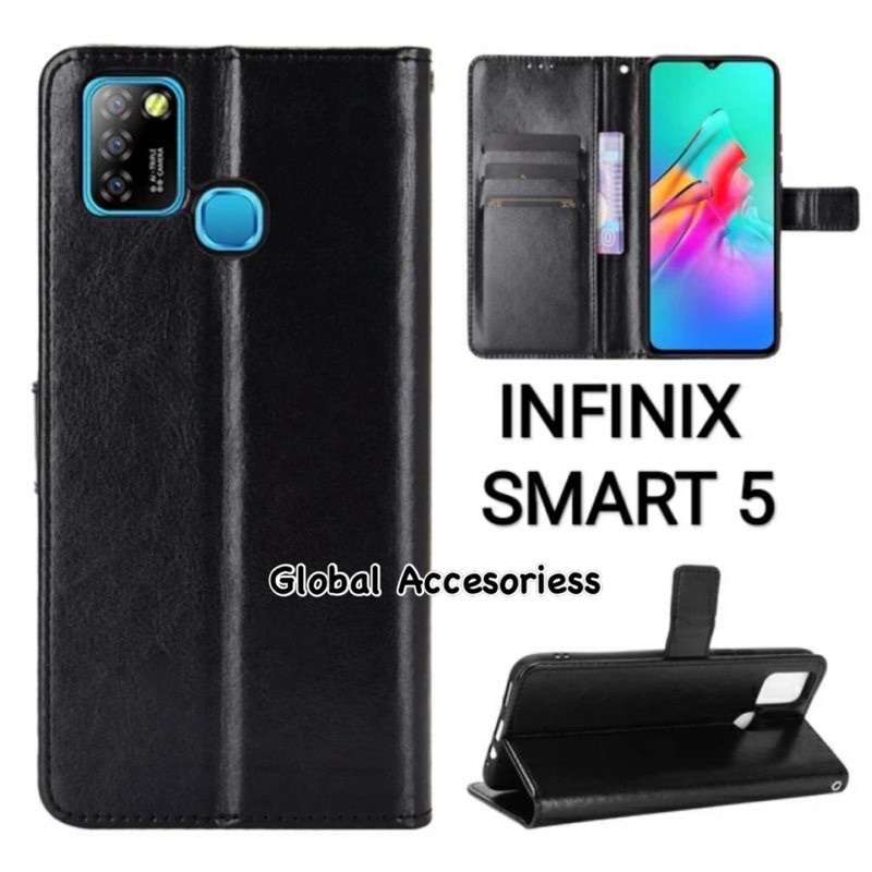 Flip Case Infinix Smart 5 Cassing Dompet Kulit Waller leather Case Infinix Smart 5 / Infinix Smart 5