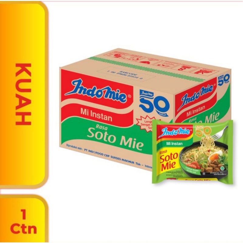 

INDOMIE SOTO 1 DUS ISI 40 PCS