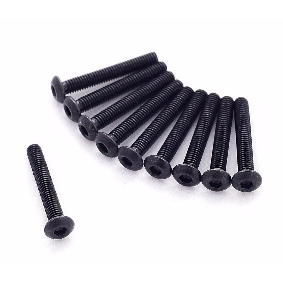 Screw Baud Baut M3 M3mm M3x30mm tanpa tampa Mur baut/baud Hexagon Hexa L 3cm M3x30