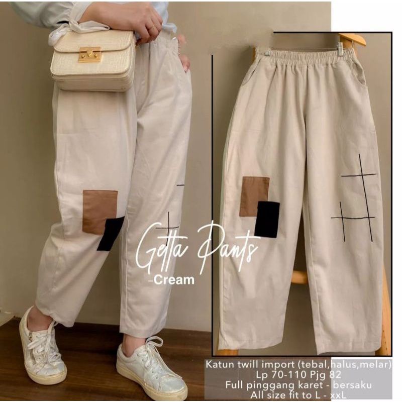 Kulot wanita Getta Pants korean style / Celana Kulot wanita model terbaru dan terlaris 2022