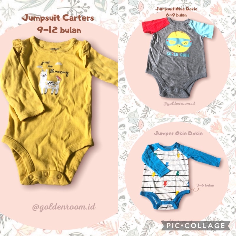 JUMPER ANAK BAYI LAKI LAKI PEREMPUAN/BAJU ANAK/BAJU BAYI/CARTERS/KAOS BAYI