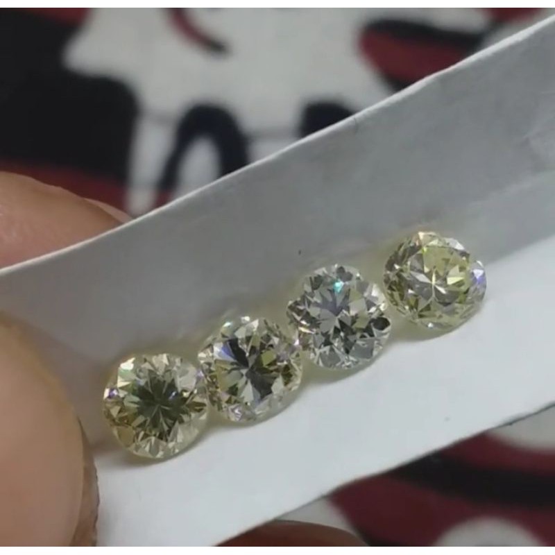 berlian banjar borongan 4 biji natural diamond martapura koleksi batu permata mulia berlian asli