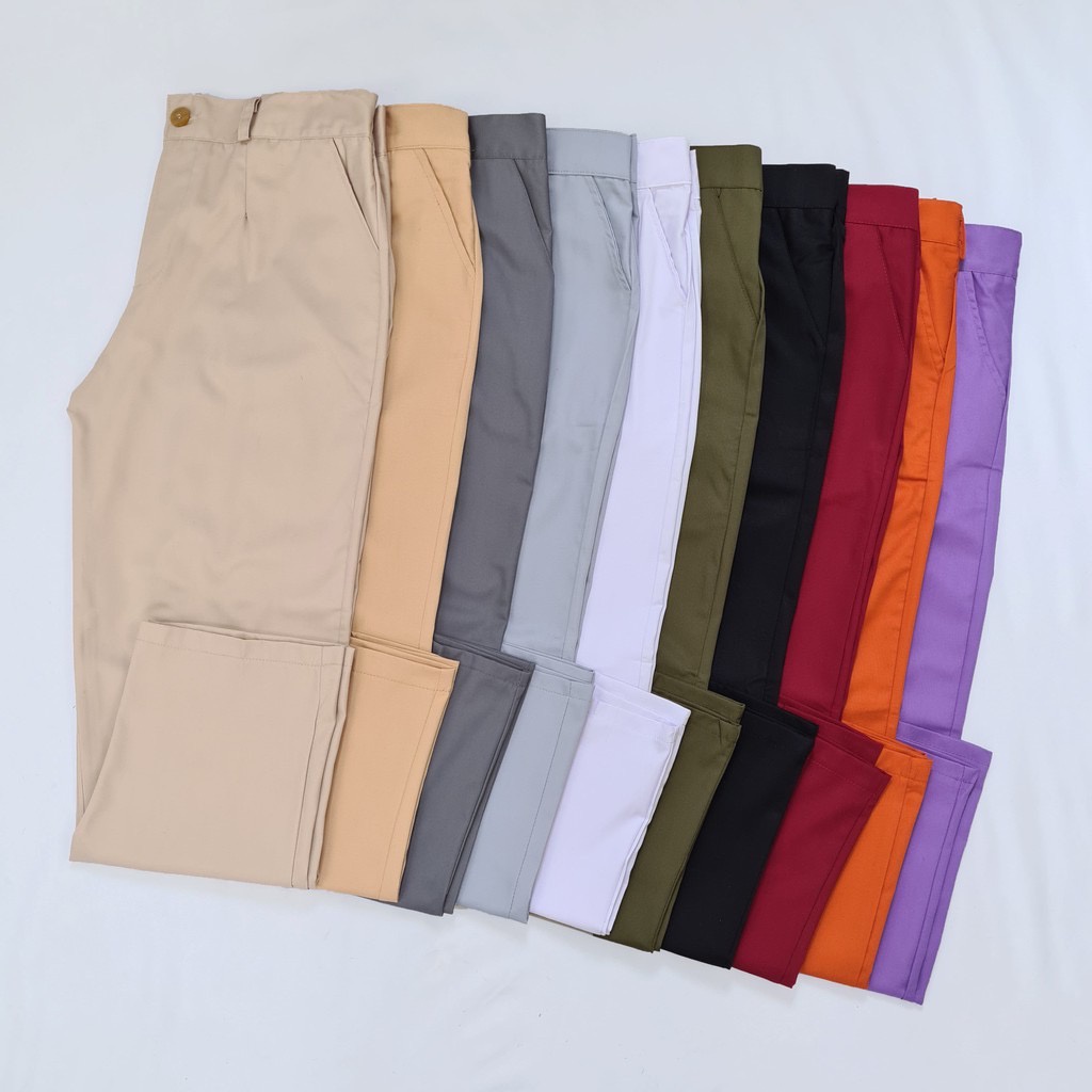 BAGGY PANTS HAIGHWAIST // ANGGUN // DRILL PREMIUM