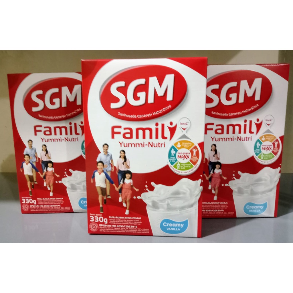 

SGM FAMILY YUMMI NUTRI CREAMY VANILA (100g/330g/690g)