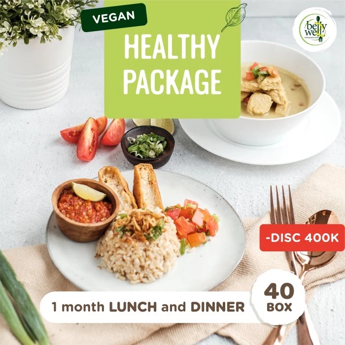 

Bellywell Vegan Healthy Monthly Lunch & Dinner