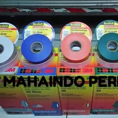 

Gilaa!!! 3M Scotch 35 Vinyl Electrical Colour Coding Tape - Green 19Mm X 20,1M Gilaa!!!