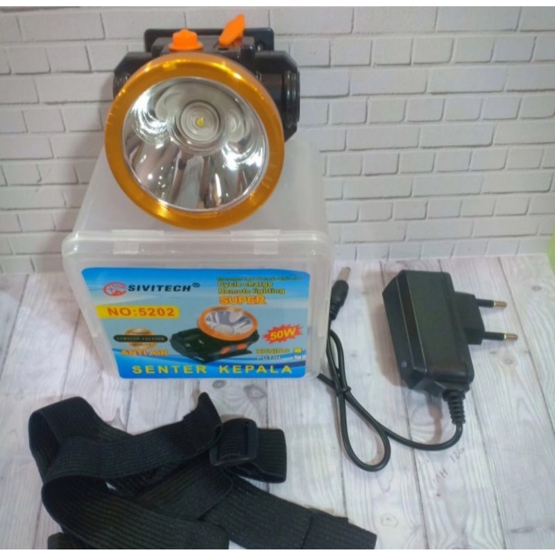 SENTER KEPALA 50 WATT 50W 50WATT 50 W AWET TERANG CAHAYA KUNING / PUTIH