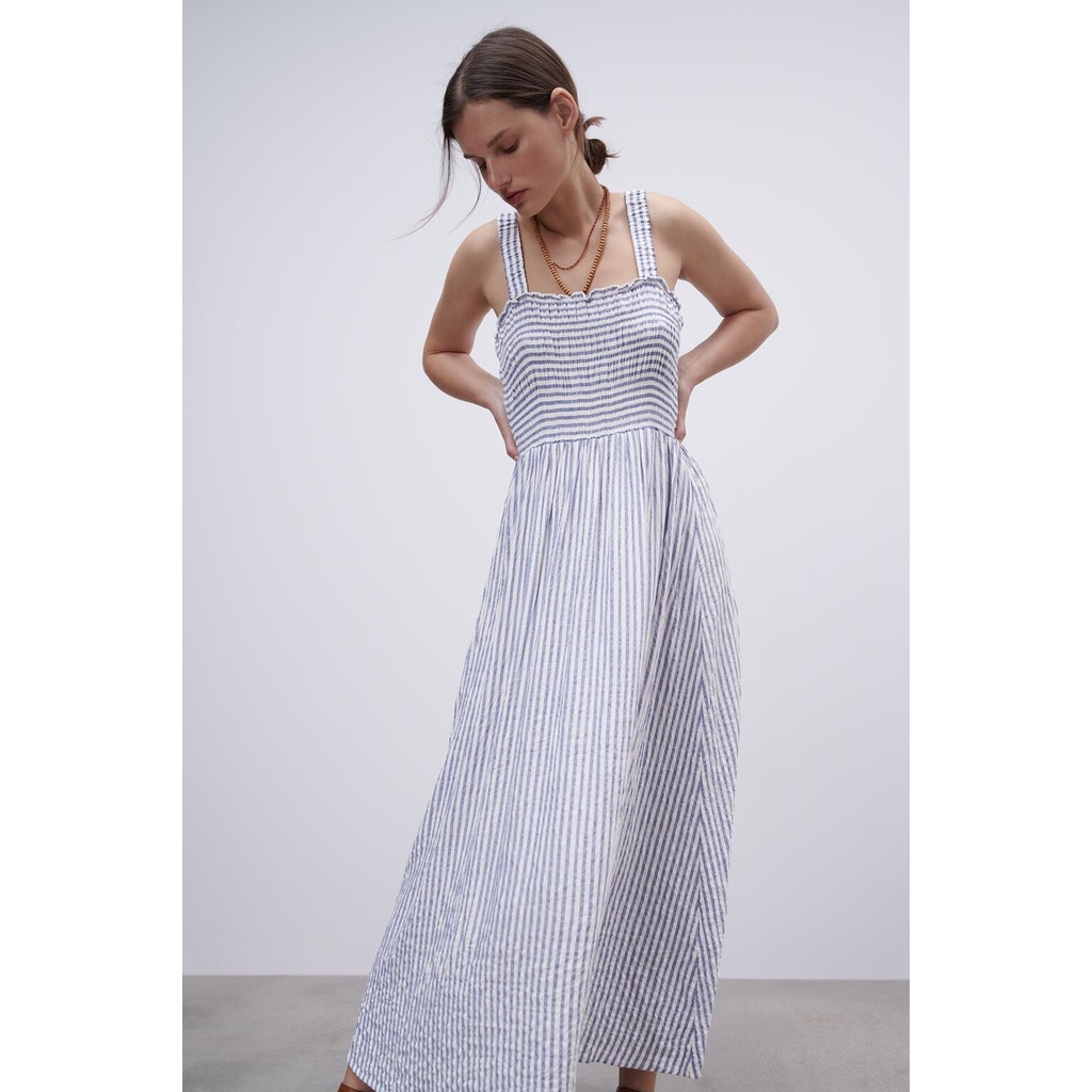 61871 - Blue Stripe (S,L) (sale) - Dress 2303