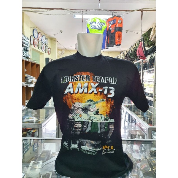 Kaos katun AMX 13|Kaos katun tank| kaos katun tank| Kaos pria bahan katun sablon