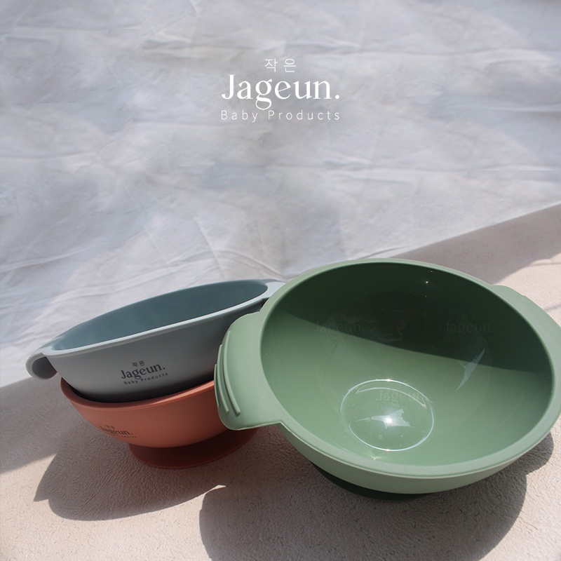 JAGEUN Premium Silicone Suction Bowl Mangkok Tempat Makan Bayi + Tutup