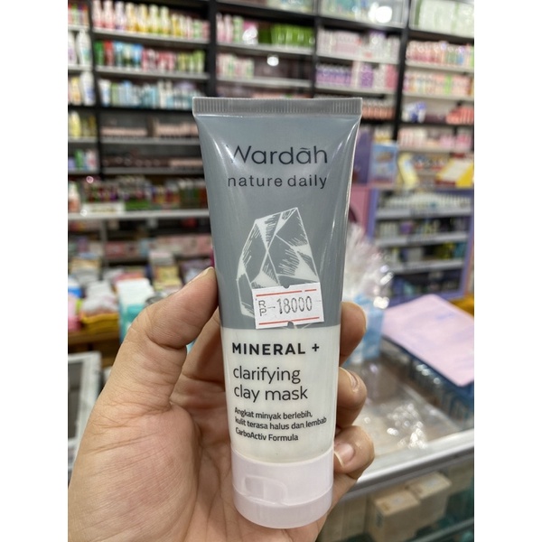 WARDAH mineral + Clarifying clay mask charcoal
