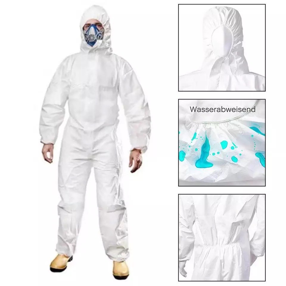 ALat Pelindung Diri Hazmat APD Boang Suit Coverall Ukuran XL - APD Boang