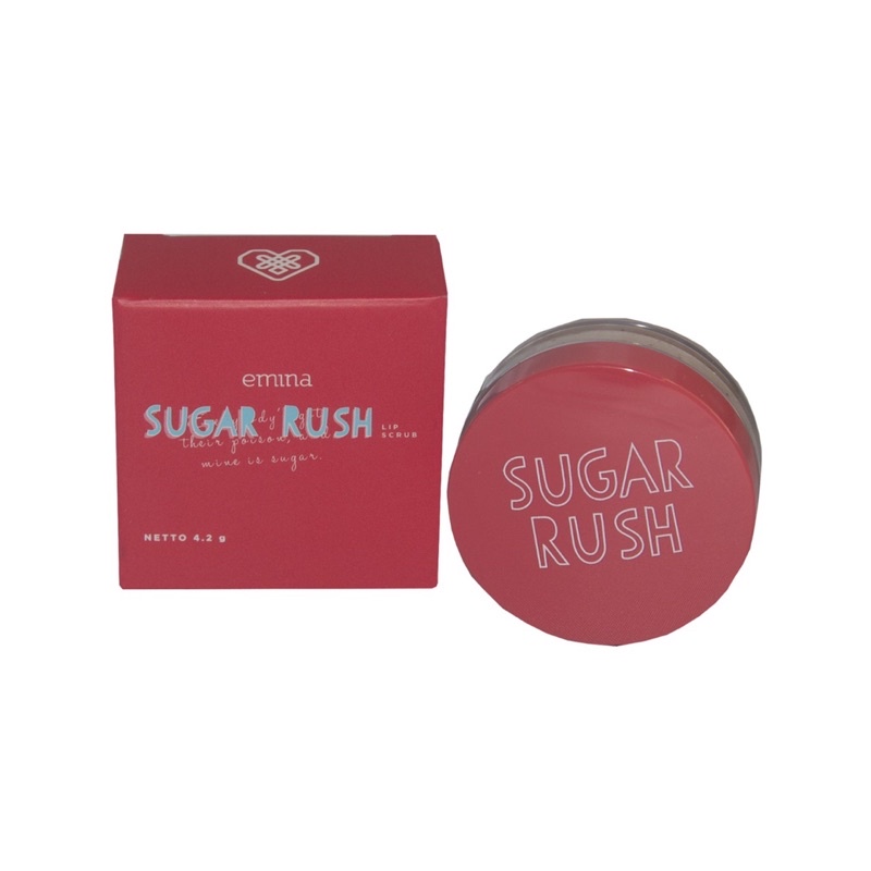 `ღ´ PHINKL `ღ´ ╰☆☆ 𝔢мιℕά ☆☆╮ Emina Sugar Rush Lip Scrub bibir magic penghalus pelembab lips