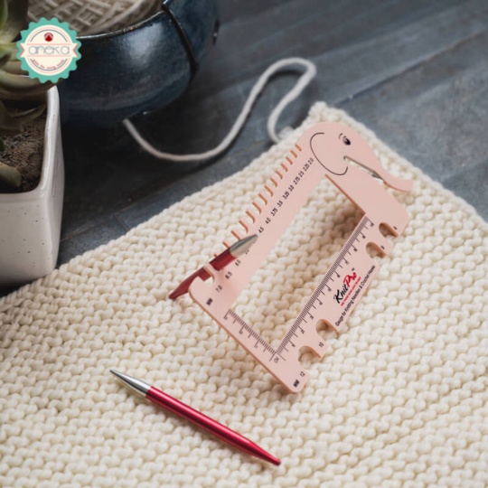 KnitPro - Needle &amp; Crochet View Sizer With Yarn Cutter