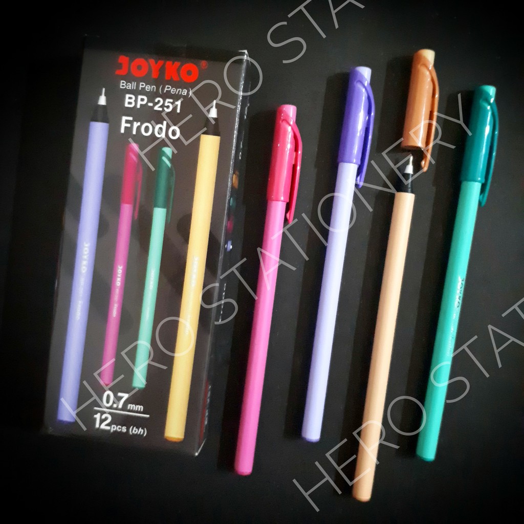 

Pen ballpen joyko frodo murah 0.7 mm BP-251 .12 unit
