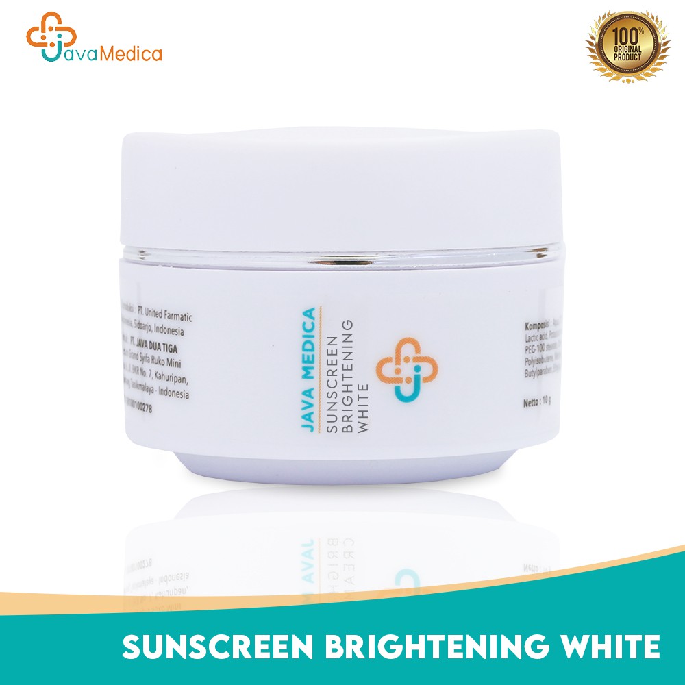 Java Medica Sunscreen Brightening White - Krim Siang Tabir Surya