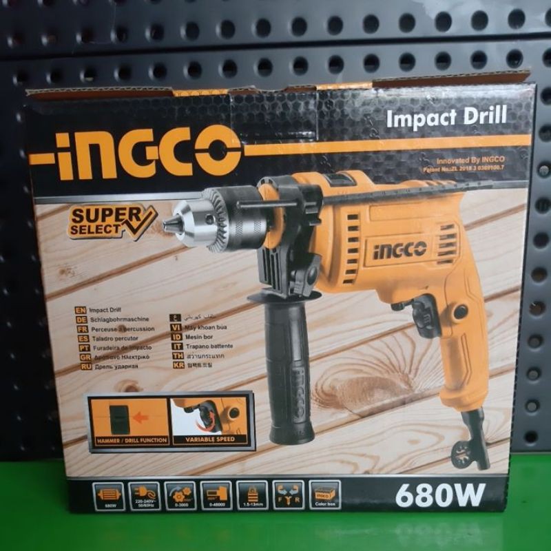 Jual Mesin Bor Tangan Beton Impact Drill Mm Ingco Super Select Id