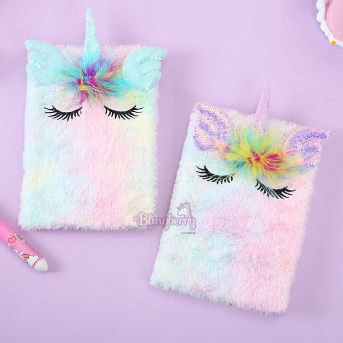 

nn Promo Agenda/Buku Tulis/Notebook/Diary/Diari Unicorn Bulu Limited