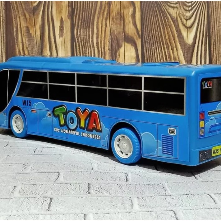 Mainan Anak Little Bus WJS 159 Pull Back-1