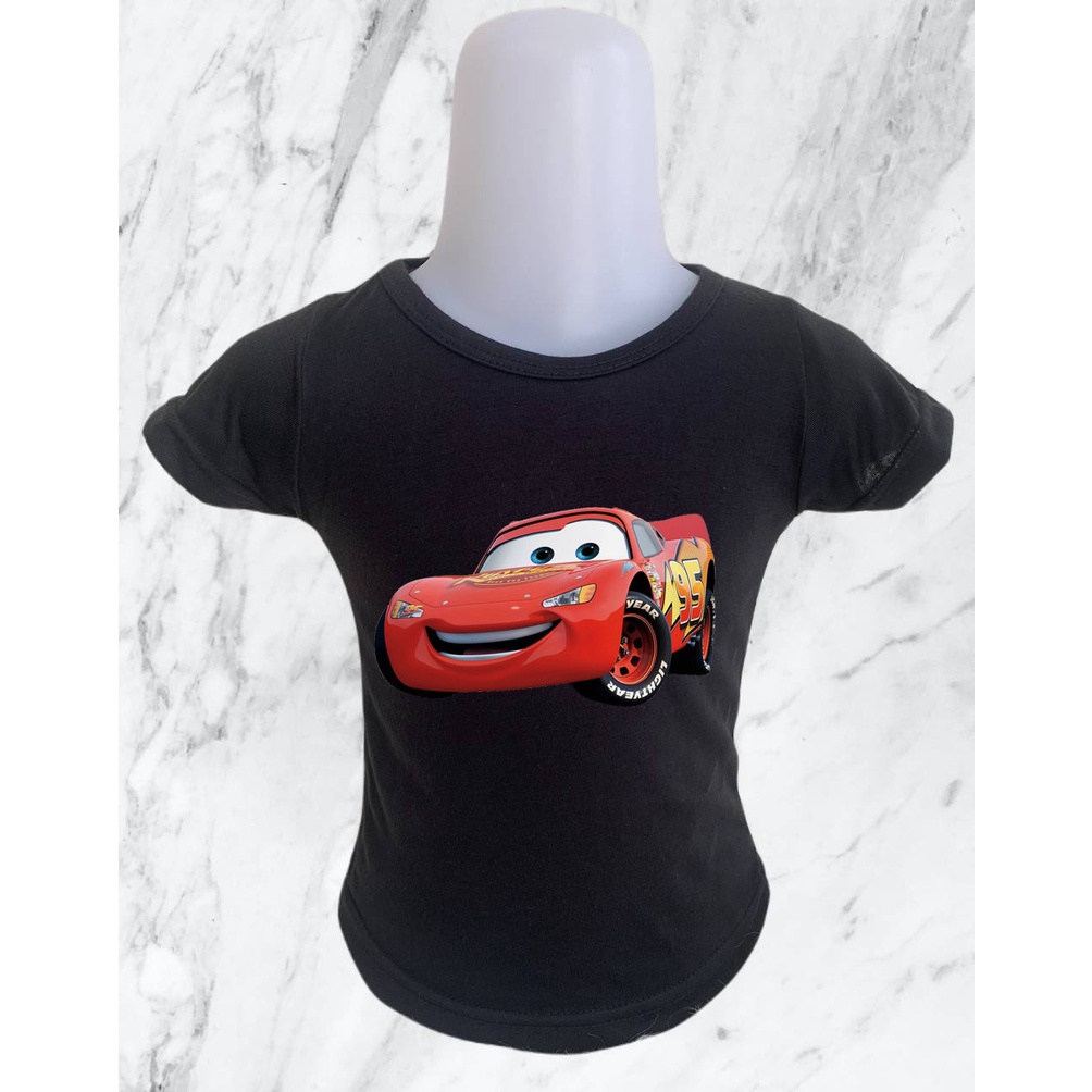 BAYAR DITEMPAT / BISA COD - Baju Anak Laki Laki cars merah / Baju Anak / Baju Kekinian / Kaos Anak motif cars merah