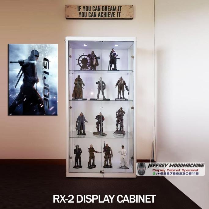 Lemari Pajang Kaca Rx Action Figure Tas Mobil Diecast Koleksi Lego