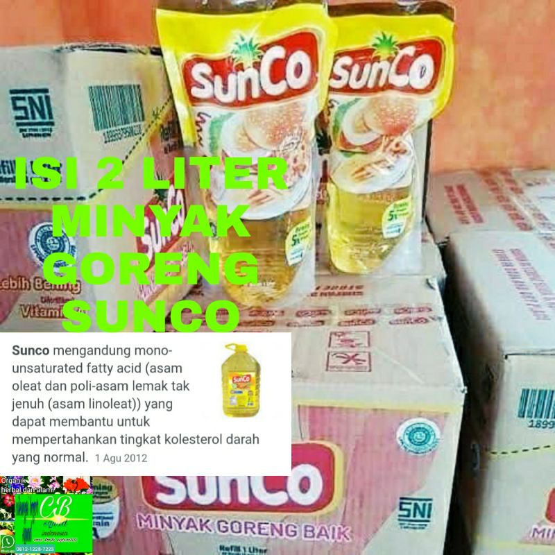 

sunco minyak goreng sunco 2LITER