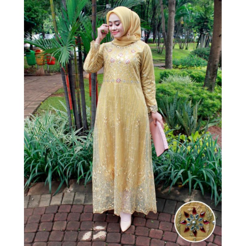 Sale!!! Gamis Erina Payet Original PB Butik