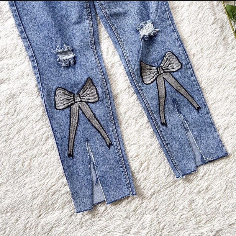 SKINNY RIPPED JEANS 4730